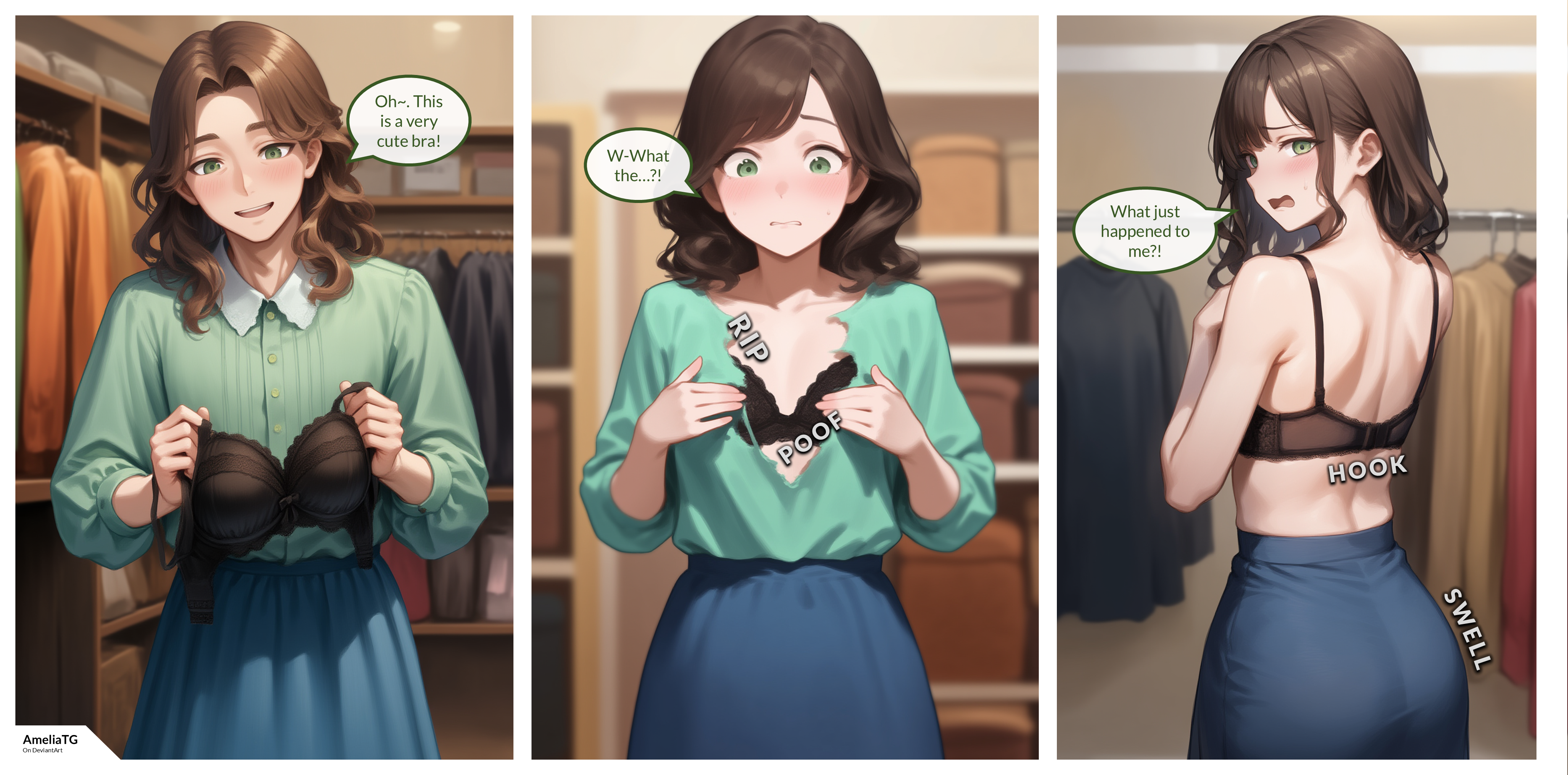 Femboy's Busty Feminization